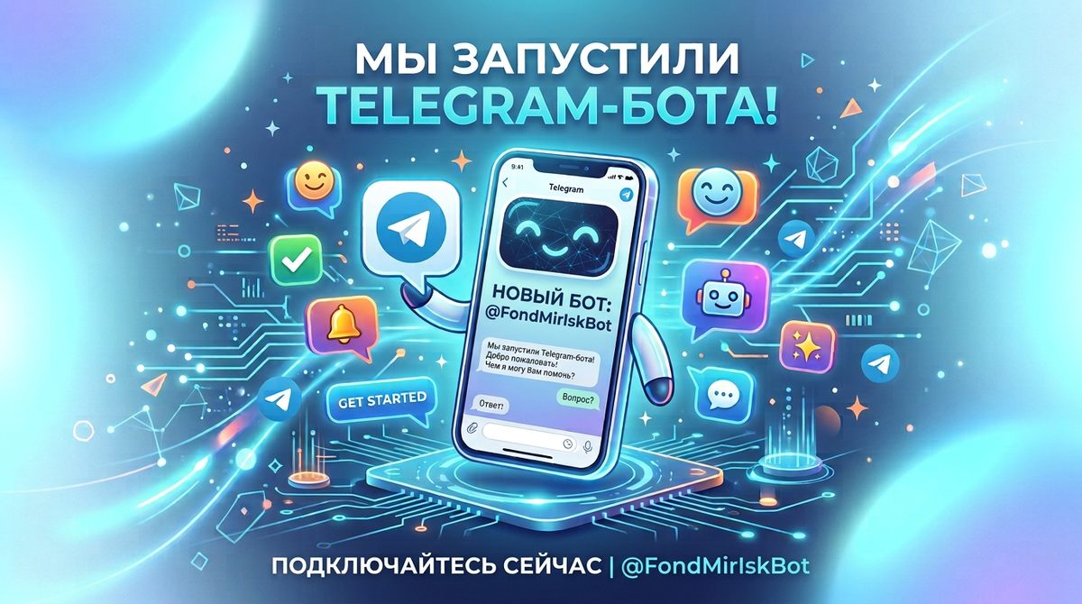 У нас появился Telegram Bot